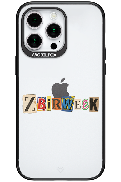 Zbirweek (transparent) 2.0 - Apple iPhone 15 Pro Max