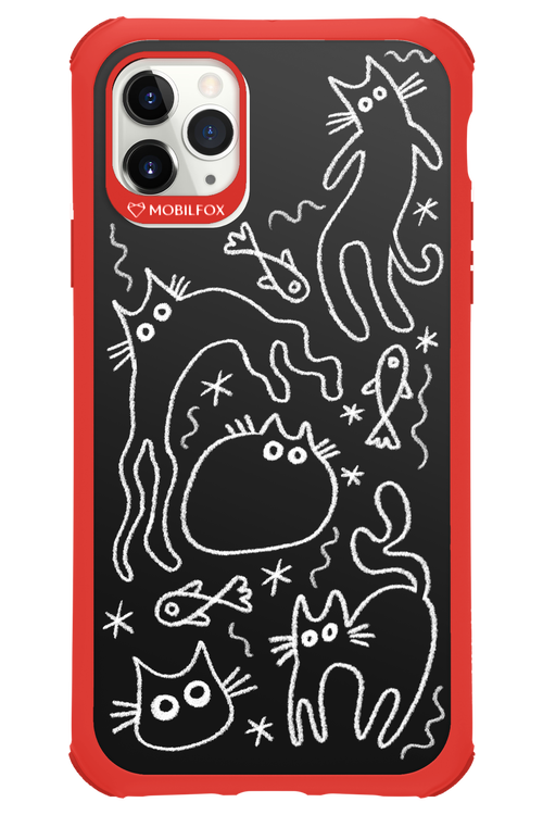 CHALK_CATS 2.0 - Apple iPhone 11 Pro Max