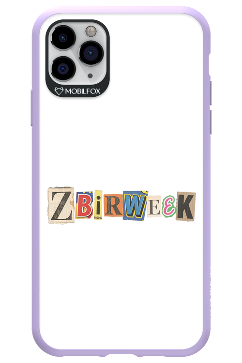 Zbirweek (white) 2.0 - Apple iPhone 11 Pro Max