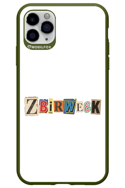 Zbirweek (white) 2.0 - Apple iPhone 11 Pro Max