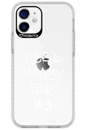 Need M3 Transparent White - Apple iPhone 12