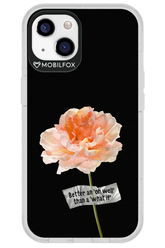 Flower Black - Apple iPhone 13
