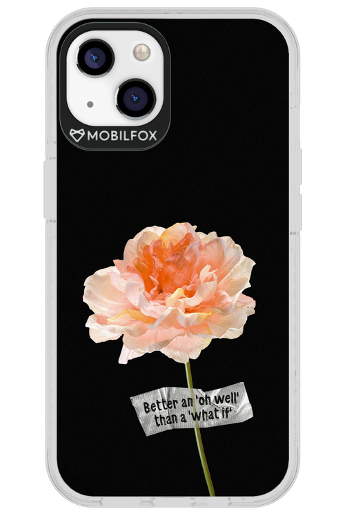 Flower Black - Apple iPhone 13