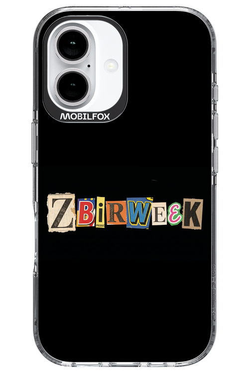 Zbirweek (black) 2.0 - Apple iPhone 16