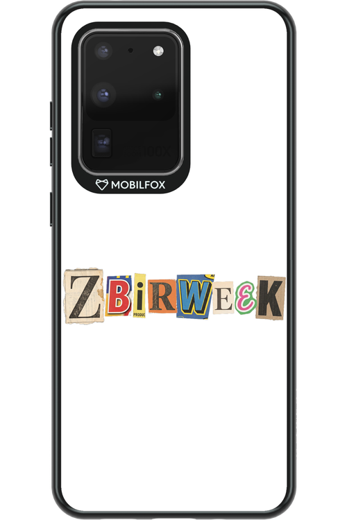 Zbirweek (white) 2.0 - Samsung Galaxy S20 Ultra 5G