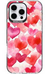 Water Painted Heart - Apple iPhone 16 Pro Max