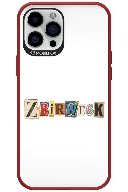 Zbirweek (white) 2.0 - Apple iPhone 12 Pro Max