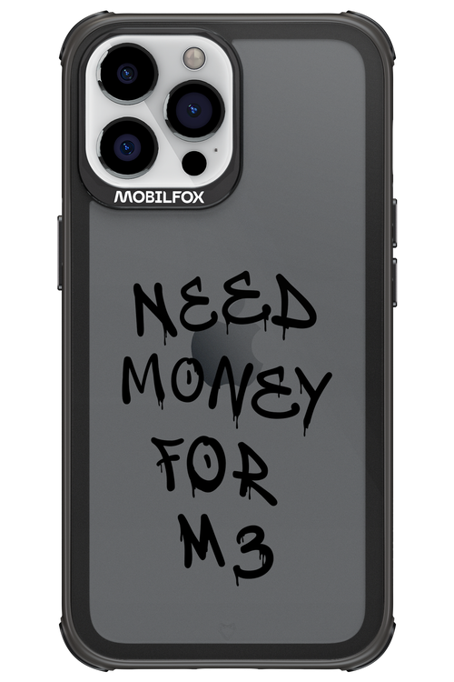 Need M3 Transparent Black - Apple iPhone 13 Pro Max