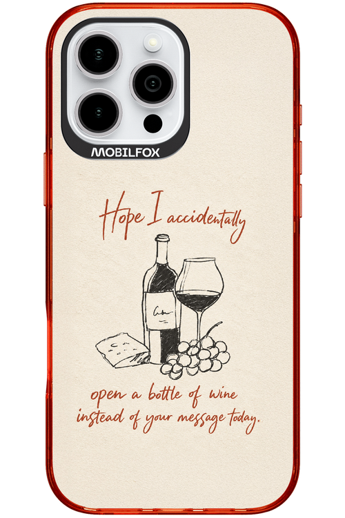Bottle of wine 2.0 - Apple iPhone 16 Pro Max