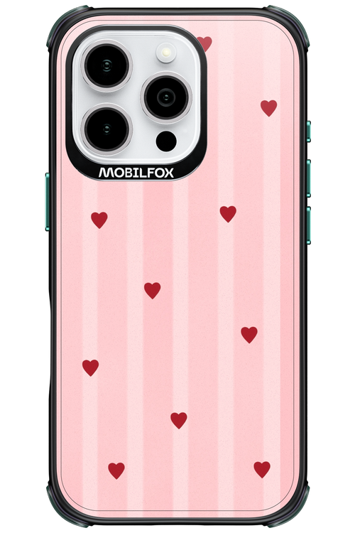 Red Little Hearts 2.0 - Apple iPhone 16 Pro