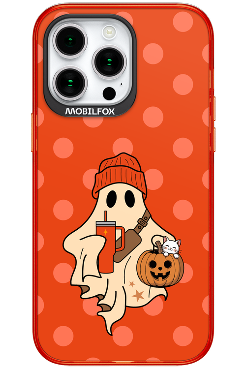 Ghost Girl (Orange) - Apple iPhone 15 Pro Max