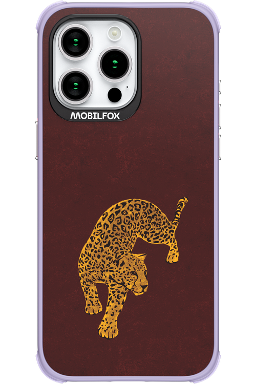 Burgundy Leopard - Apple iPhone 15 Pro Max