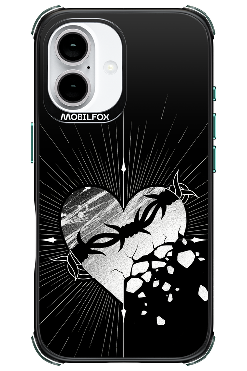 Fehér Szív - Apple iPhone 16