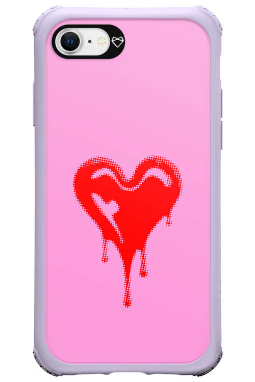 Heart Pink - Apple iPhone 8