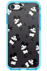 Iconic Mouse (antracite pattern) - Apple iPhone 8