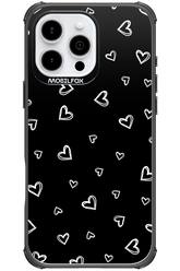 Monochrome Hearts 2.0 - Apple iPhone 16 Pro Max