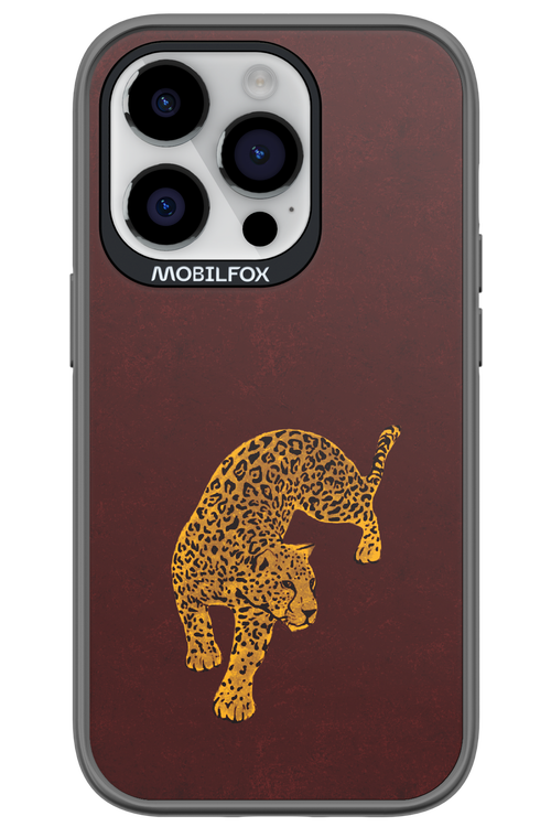Burgundy Leopard - Apple iPhone 14 Pro