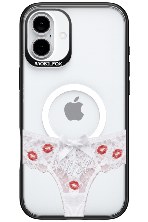 White Panties Transparent 2.0 - Apple iPhone 16 Plus