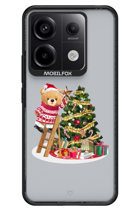 Christmas Bear (Transparent) - Xiaomi Redmi Note 13 Pro 5G