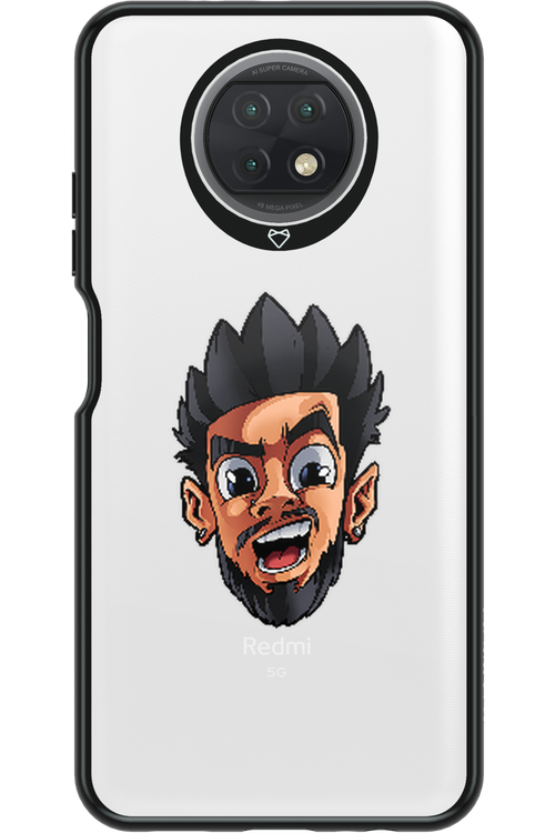 Bababa Head Only Transparent - Xiaomi Redmi Note 9T 5G