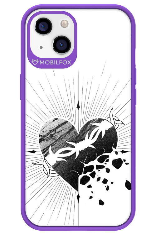 Fekete Szív - Apple iPhone 13