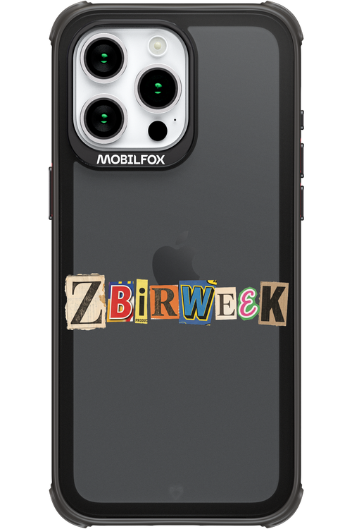 Zbirweek (transparent) 2.0 - Apple iPhone 15 Pro Max