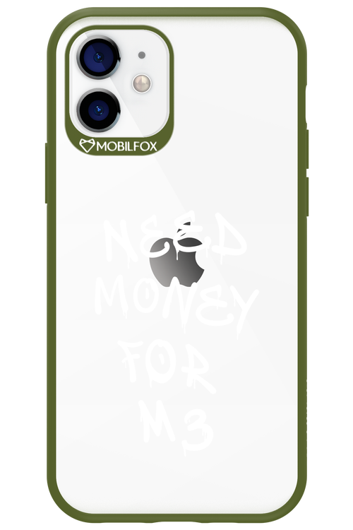 Need M3 Transparent White - Apple iPhone 12