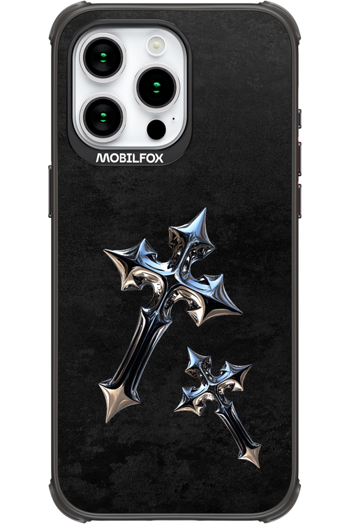 Chrome Crosses 2.0 - Apple iPhone 15 Pro Max