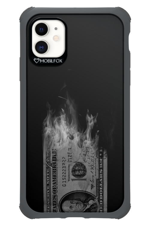 Money Burn B&W 2.0 - Apple iPhone 11