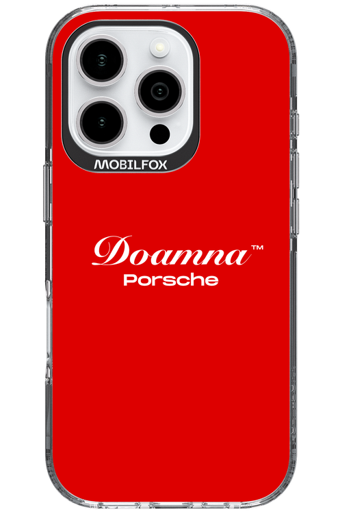 Doamna Porsche (red) - Apple iPhone 16 Pro