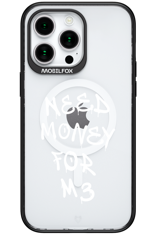 Need M3 Transparent White - Apple iPhone 15 Pro Max