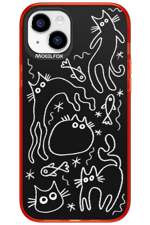 CHALK_CATS 2.0 - Apple iPhone 15 Plus
