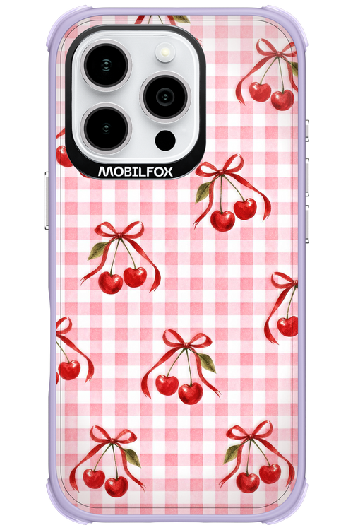 Pink Cherry Checked 2.0 - Apple iPhone 16 Pro
