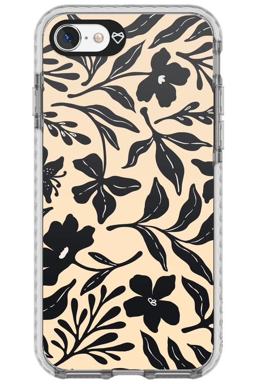 Black Flowers 2.0 - Apple iPhone 7