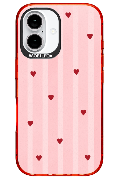 Red Little Hearts 2.0 - Apple iPhone 16