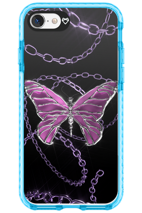 Butterfly Necklace - Apple iPhone SE 2020