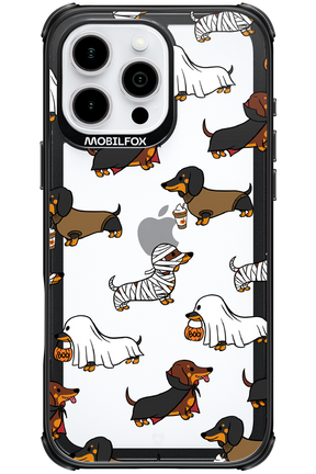 Scary Dachshund (Transparent) - Apple iPhone 16 Pro Max