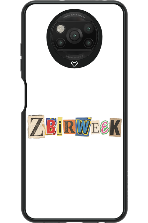 Zbirweek (white) 2.0 - Xiaomi Poco X3 NFC