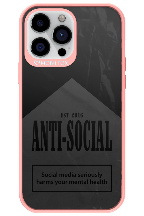 ANTI-SOCIAL (BLVCK) 2.0 - Apple iPhone 13 Pro Max