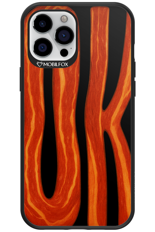 OK (Black-Red) - Apple iPhone 12 Pro Max