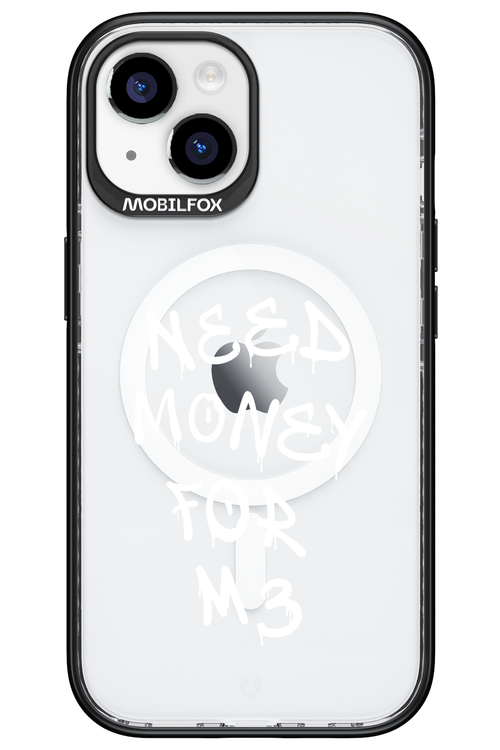 Need M3 Transparent White - Apple iPhone 15