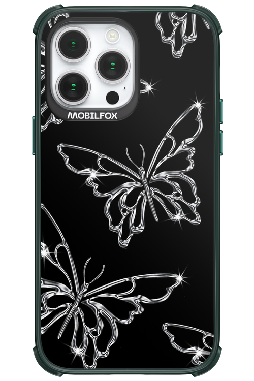 Silver Butterfly 2.0 - Apple iPhone 14 Pro Max