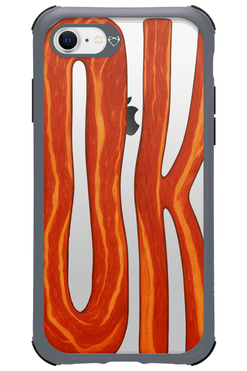 O K (Transparent) - Apple iPhone 7