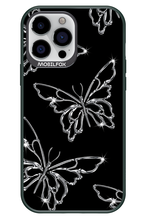 Silver Butterfly 2.0 - Apple iPhone 13 Pro Max
