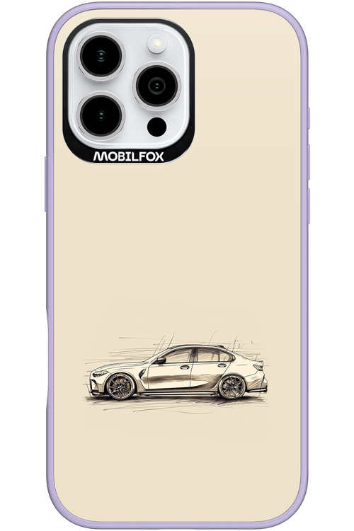 Sketch Car - Apple iPhone 16 Pro Max