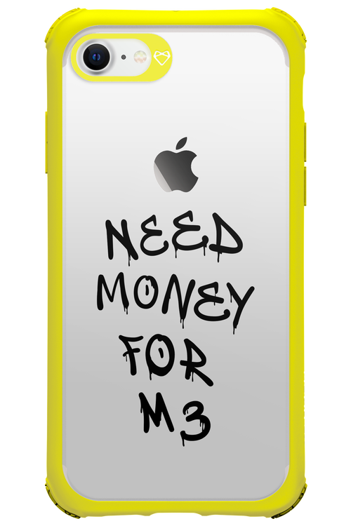 Need M3 Transparent Black - Apple iPhone 7