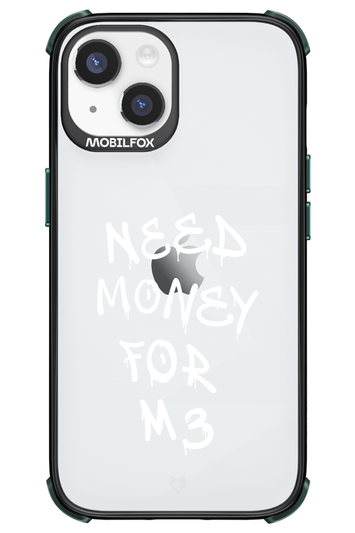 Need M3 Transparent White - Apple iPhone 14