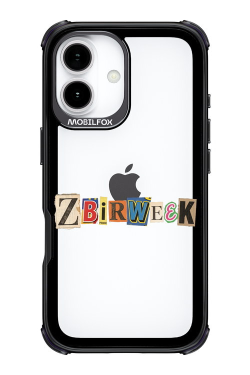 Zbirweek (transparent) 2.0 - Apple iPhone 17