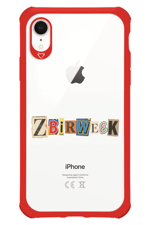 Zbirweek (transparent) 2.0 - Apple iPhone XR