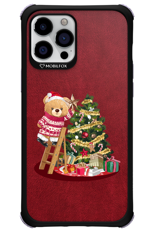 Christmas Bear (Burgundy) - Apple iPhone 12 Pro Max